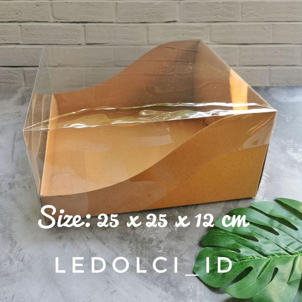 

KodeZ5l5K WINDOW BOX DUS CAKE TART PUDDING BOLU MODEL GELOMBANG 25 X 25 X 12 CM