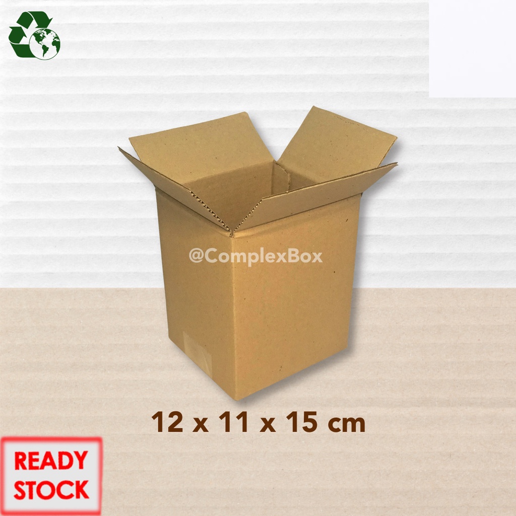 

Kardus BARU Polos 12 x 11 x 15 cm Kotak Karton Packing ( 12x11x15 )