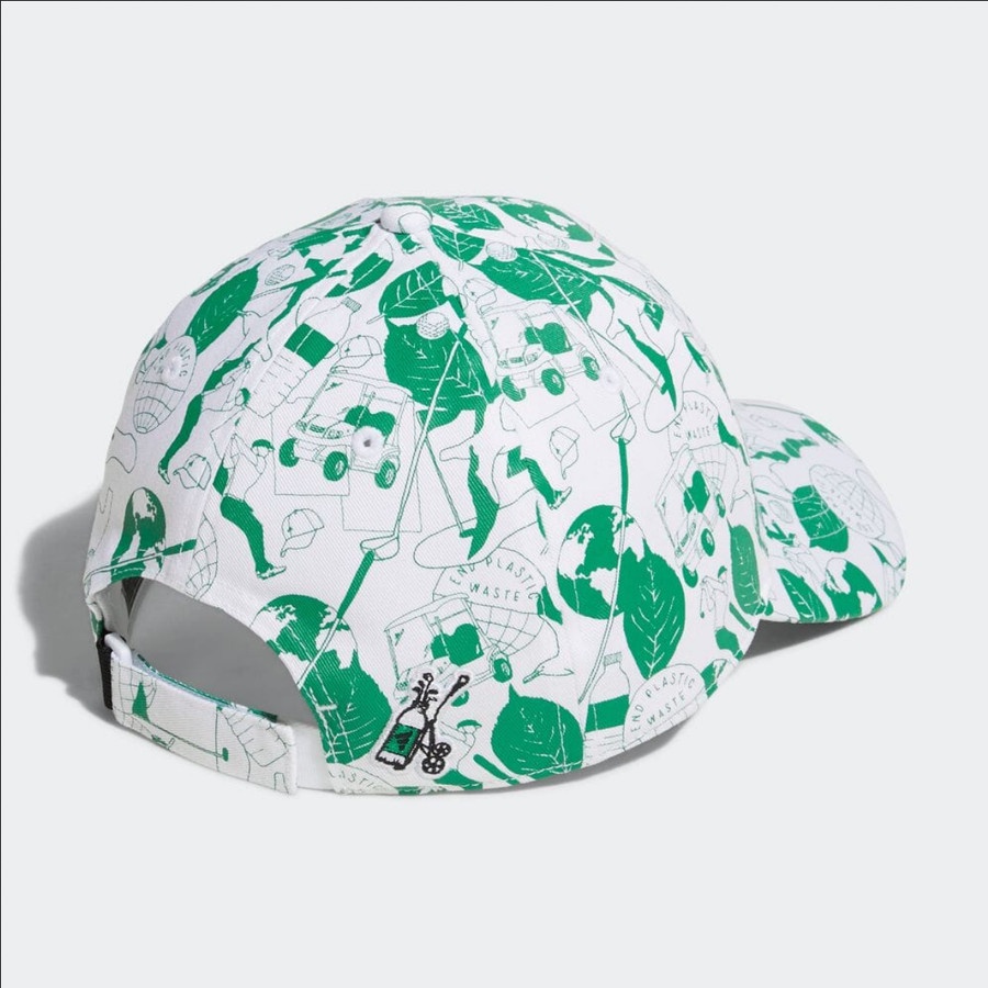 Topi Golf Adidas Play Green Graphic Monogram Cap Hat HS4399 Original 100%