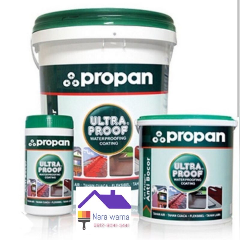 Propan Ultraproff Waterproffing Cat Anti Bocor Interior Dan Exterior 20Kg(Pell)