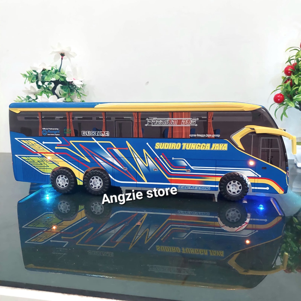 NEW !!! Miniatur bus bis Sudiro Tungga Jaya STJ Draka