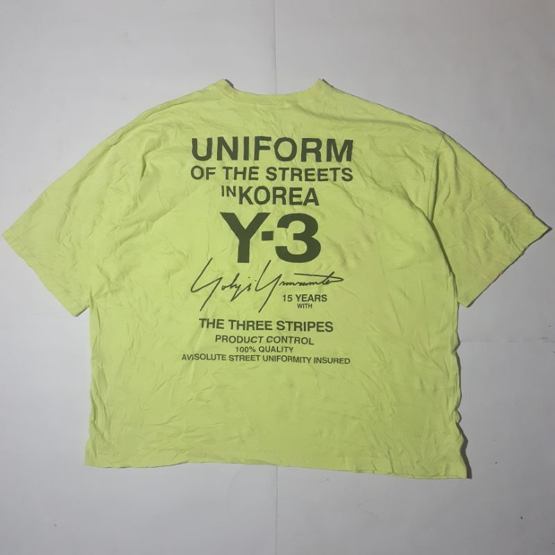 Y3 Yohji Yamamoto Adidas Kaos/Tshirt/Tee Oversize Thrift