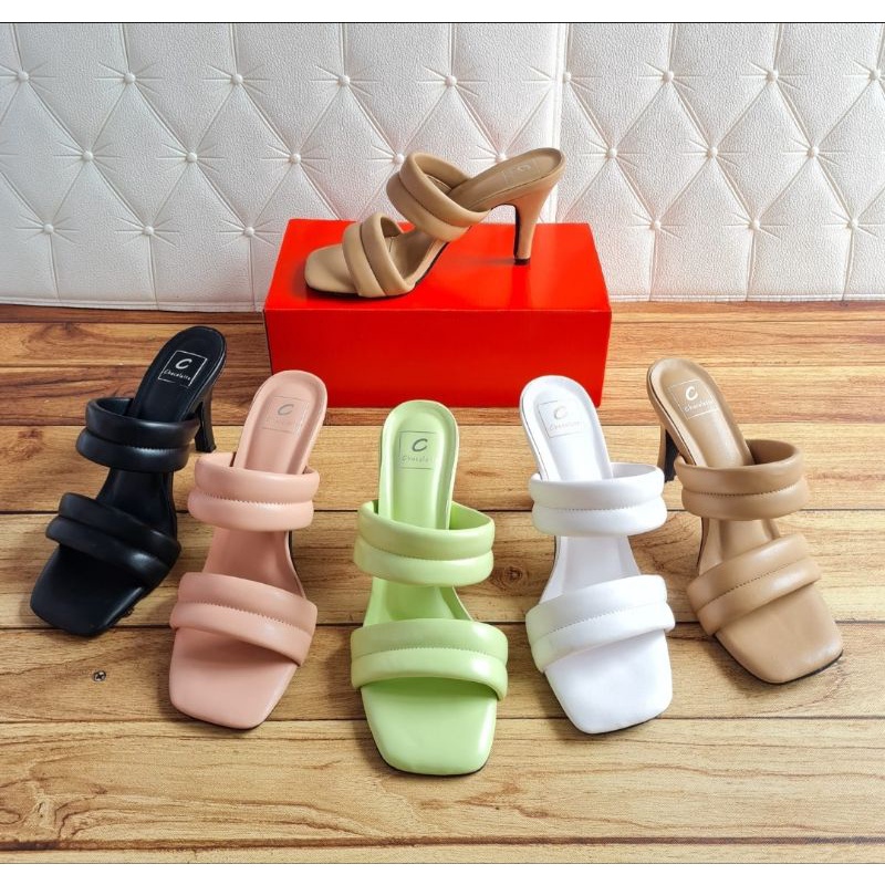 ABBUSHOES RY 28 sendal hak tinggi Rayyana 9cm