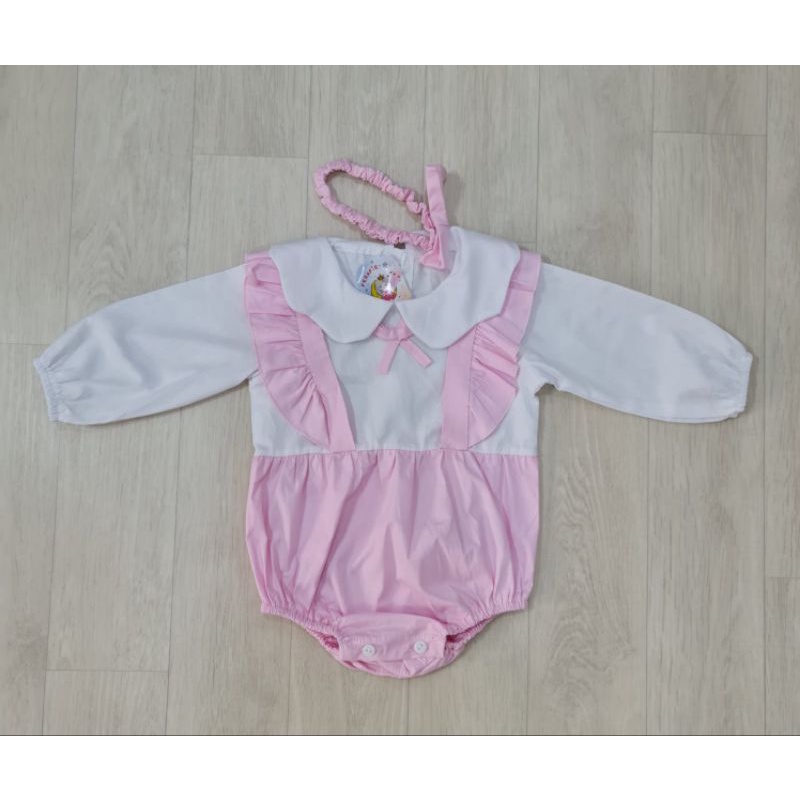 Baju bayi perempuan JUMPER + BANDANA