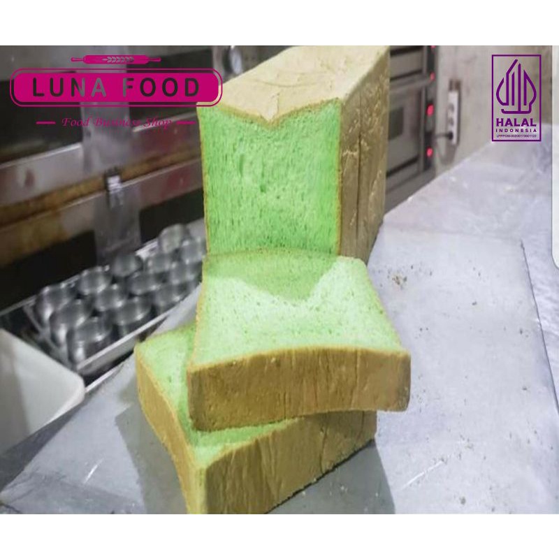 

Roti tawar pandan