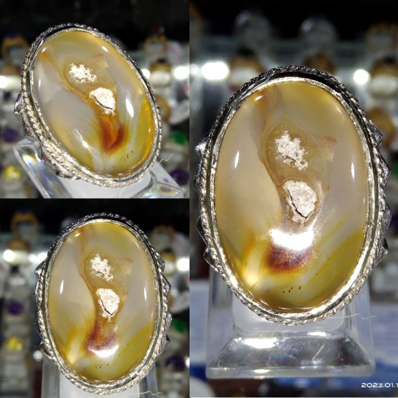 CINCIN BATU AKIK YAMAN COMBUNG ASLI 100% NATURAL