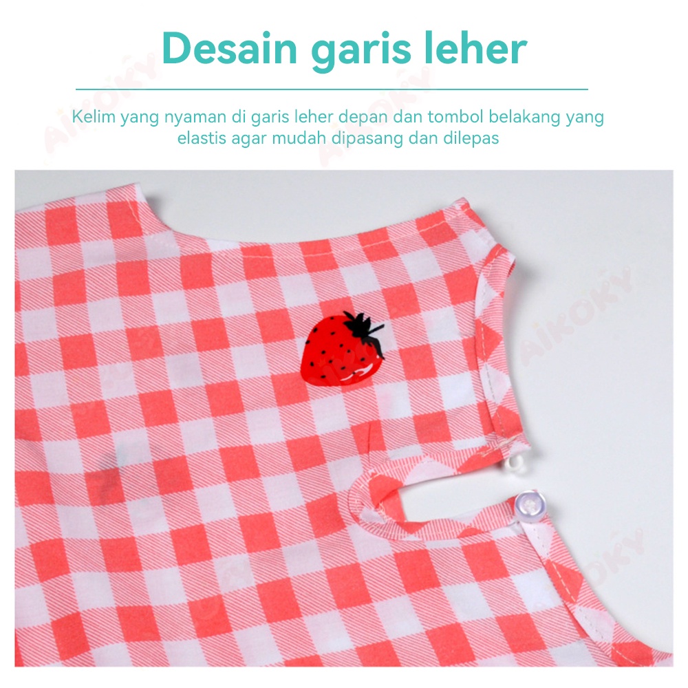 Aikoky Daster Dress Anak Baju Bayi Perempuan Cantik