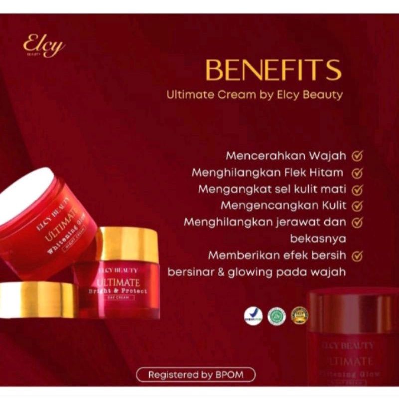 ELCY BEAUTY PAKET SUPER smoothy glow menutup pori-pori elcy beauty &amp; silky