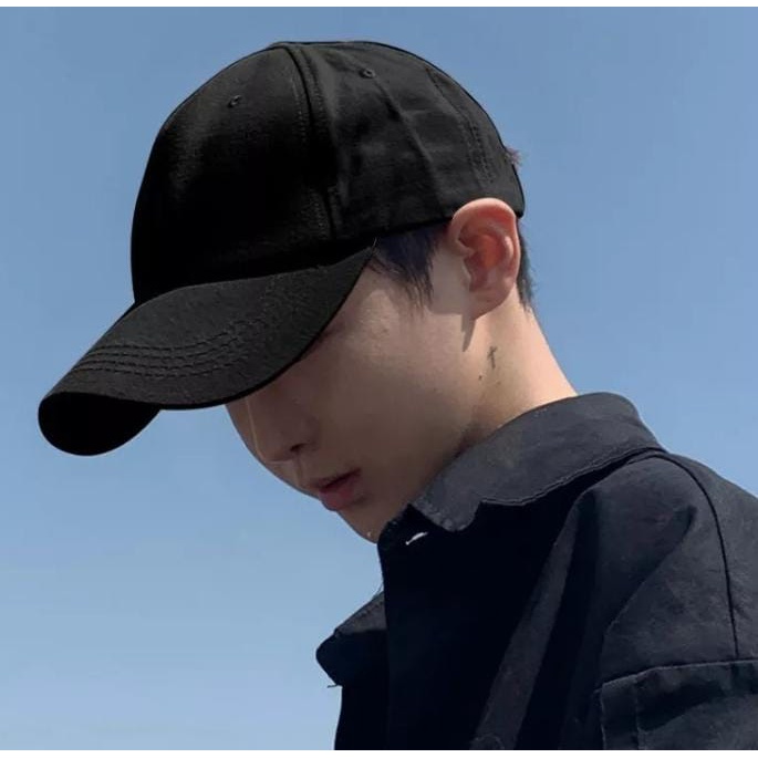 Topi Baseball Unisex Pria Wanita Bahan Rapel Tebal Polos Cakop Besi Dewasa Distro Korea Terbaru