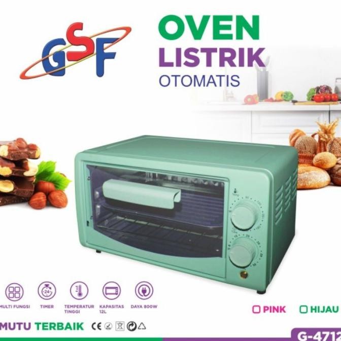 Oven Listrik Mini 12 Liter Low Watt GSF 4712/Microwave