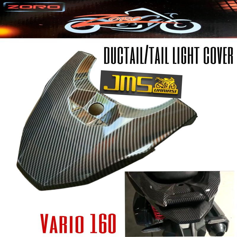 cover tutup ducktail/taing cover lampu stop belakang bagian atas zoro