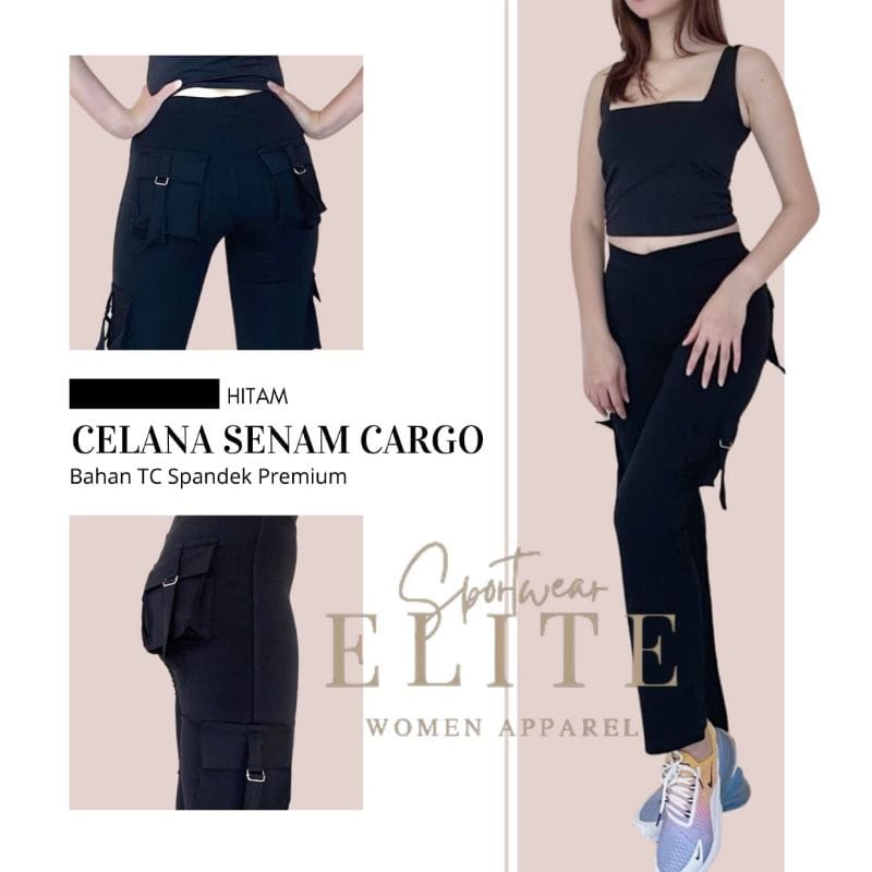 AZZA SportWear - NEW ARRIVALS Celana Cargo Kantong Empat | Celana Cargo Olahraga Warna | Celana Sena