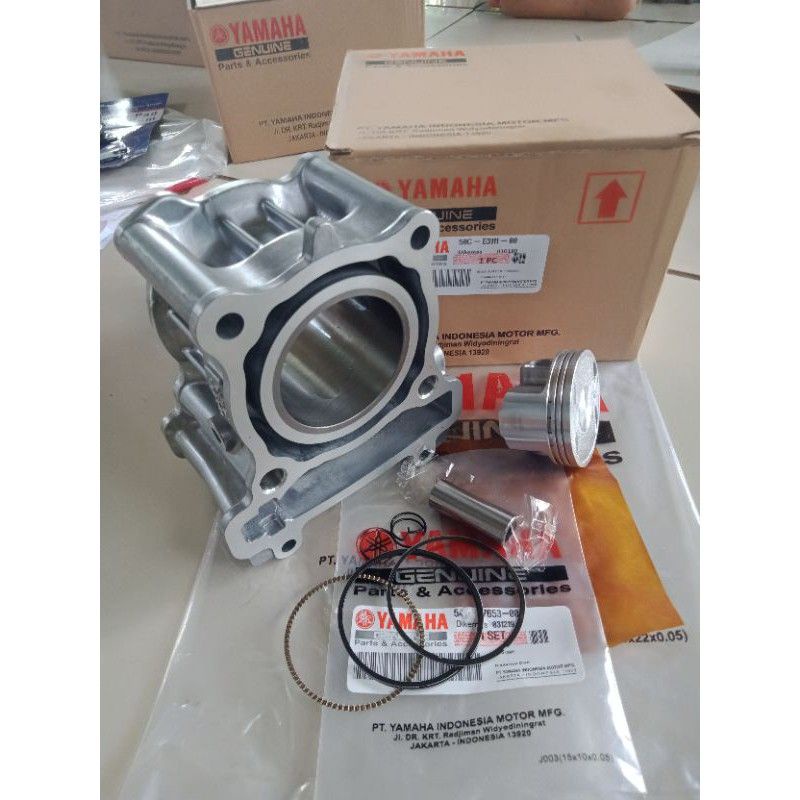 blok block seher jupiter mx 135 mx new std assy 5yp paketan 1set pluss piston ring seher pin klip seher blok block