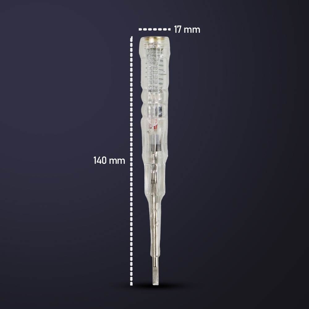 BSIDE Voltage Test Pen Pendeteksi Aliran Arus Listrik 12-240V - BS250 - Transparent