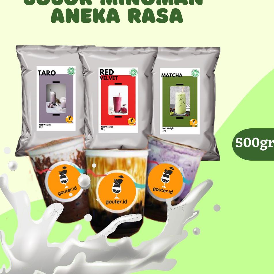 

SALE TERBAIK BUBUK MINUMAN RASA 500GR / SERBUK MINUMAN ANEKA RASA / BUBUK MINUMAN KEKINIAN / MINUMAN INSTAN