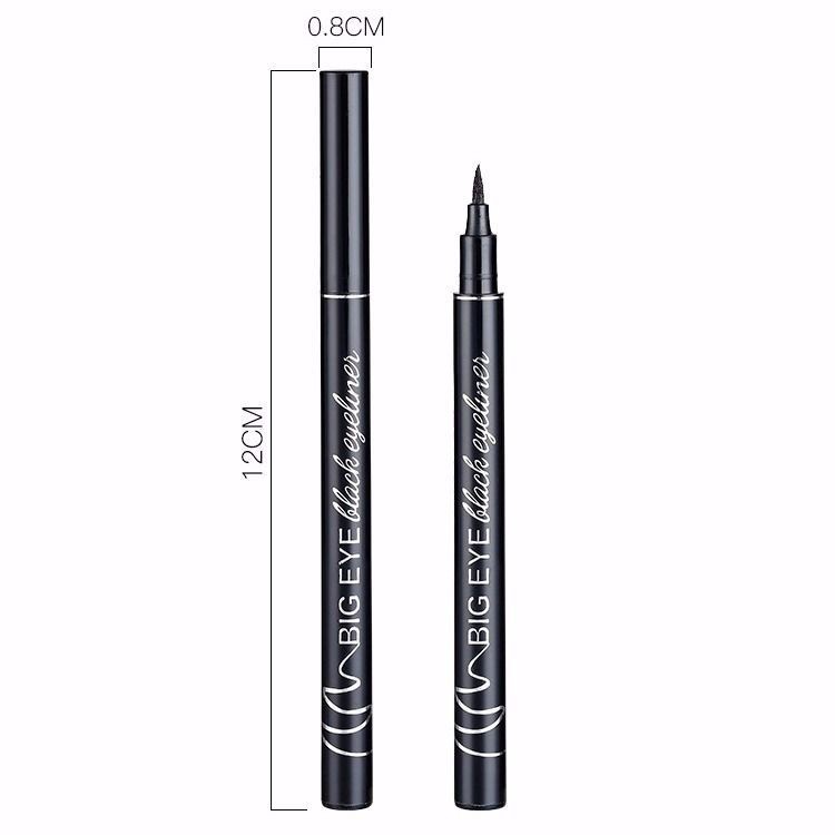 LS Eyeliner Pensil Alis Korea Cair Warna Hitam Anti Air BIG EYE LIQUID