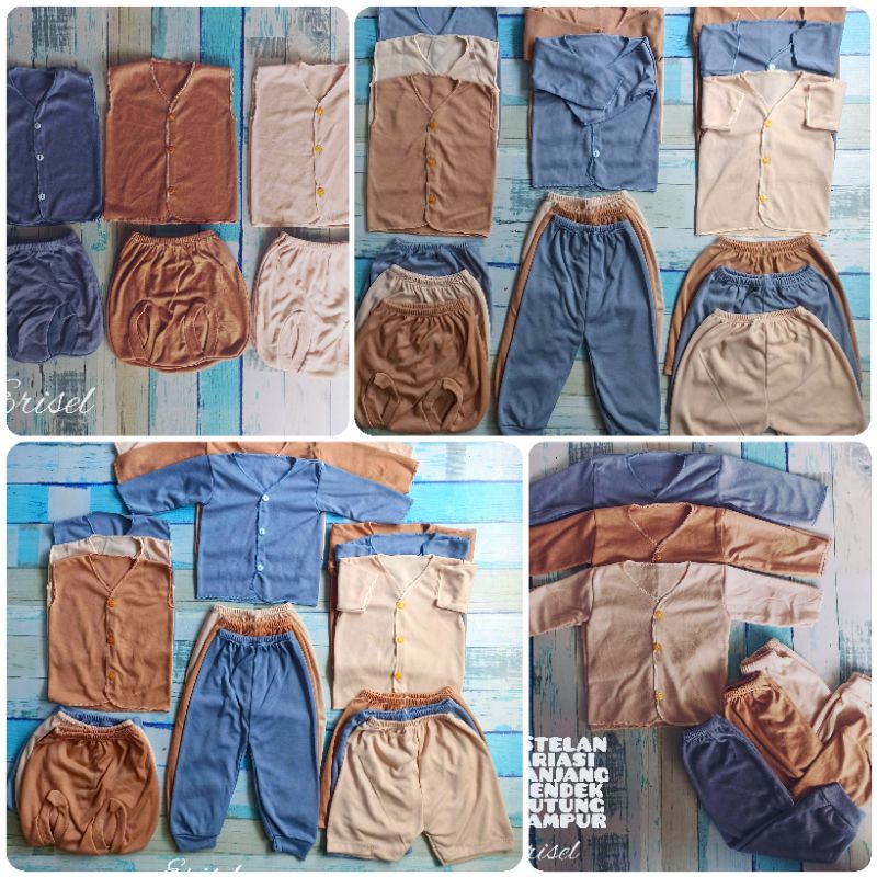 18 Pcs Setelan Baju Bayi Baru Lahir