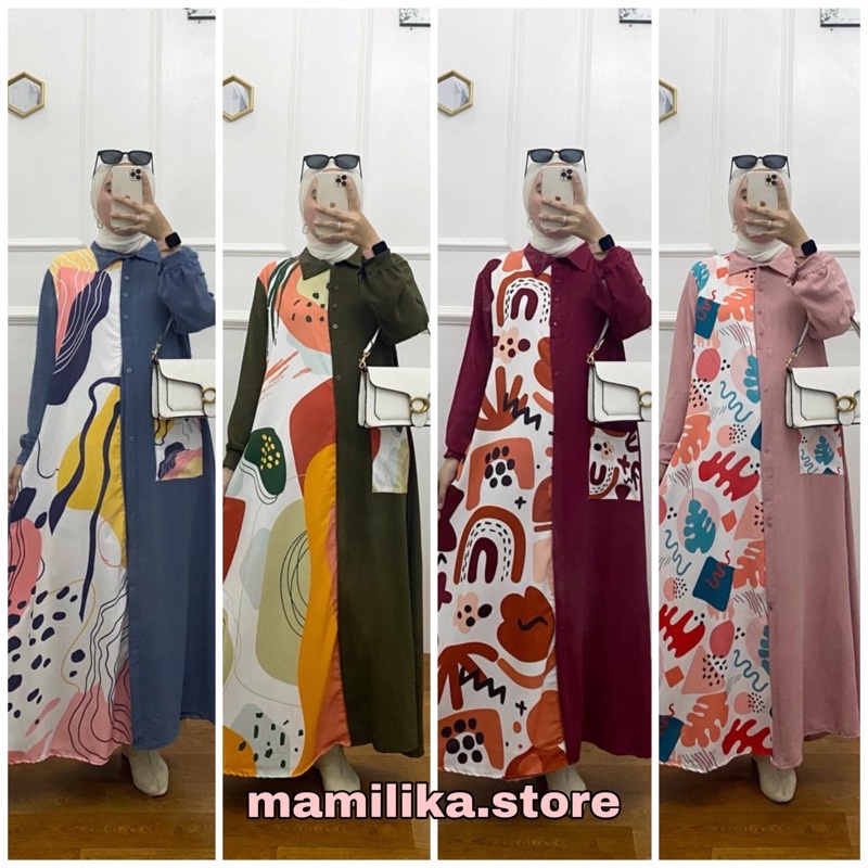 LAILA DRESS PRINTING| RUBY DRESS | DRESS CRINCLE AlRFLOW|  GAMIS CRINCLE | GAMIS CRINCLE AIRFLOW| GAMIS CANTIK