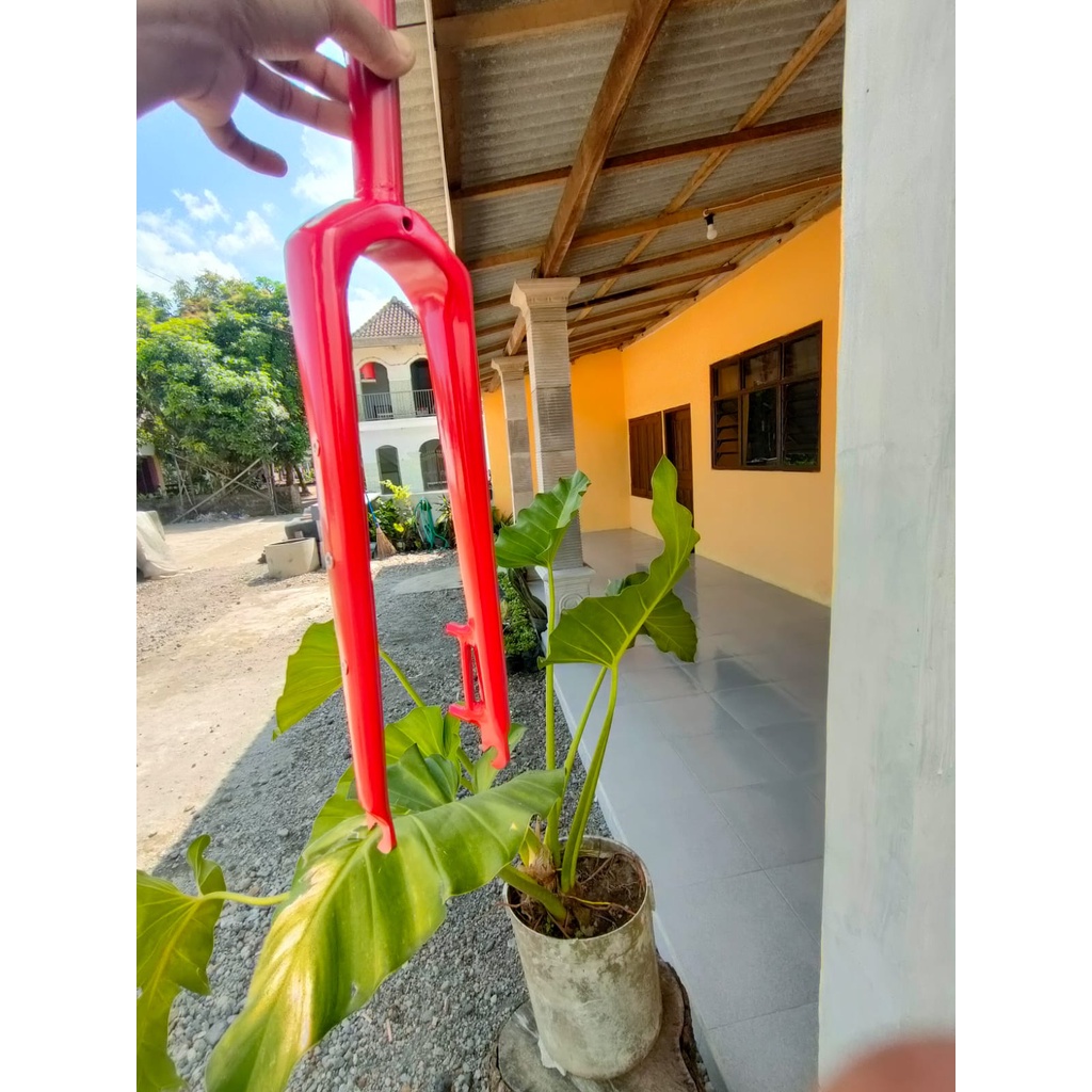 FORK RIGID ALL SIZE BY CUSTOM RIGID FORK FOR MTB FORK SEPEDA OVERSIZE FORK STANDAR FORK MODEL RIGID 