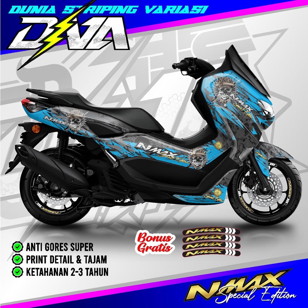 Jual Stiker Nmax Motif Keren Decal Striping Yamaha Tipe Nmax Baru Nmax Lama Full Laminasi