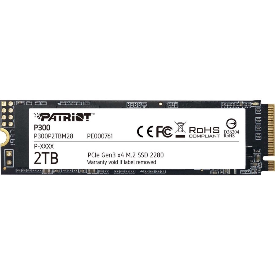 SSD Patriot P300 M.2 2280 NVME 2TB PCIe Gen3x4