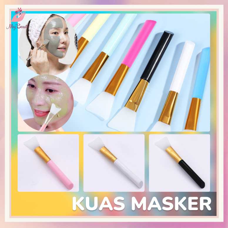 MSY Kuas Masker Silicon Kualitas Bagus/Kuas Masker Wajah Silikon/Silicone Facial Mud Mask