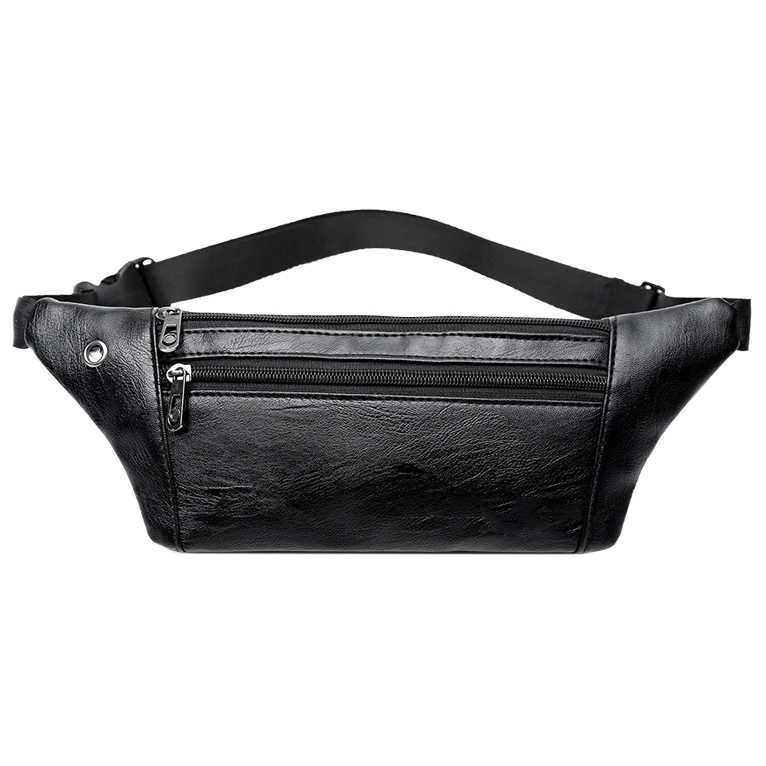 Tas Pinggang Selempang Untuk Pria Waistbag Bahan Kulit - 1851