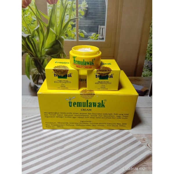Cream Temulawak Malam / Cream Temulawak khusus Malam Super Lusinan