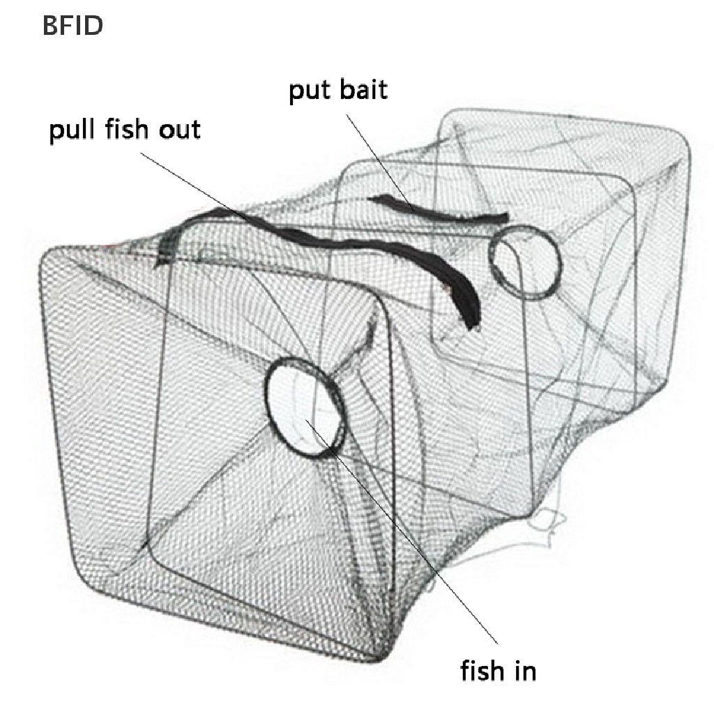 [BFID] Jaring Perangkap Ikan Alat Pancing Kepiting Udang Udang Crayfish Lobster Crawdad Foldable [ID]