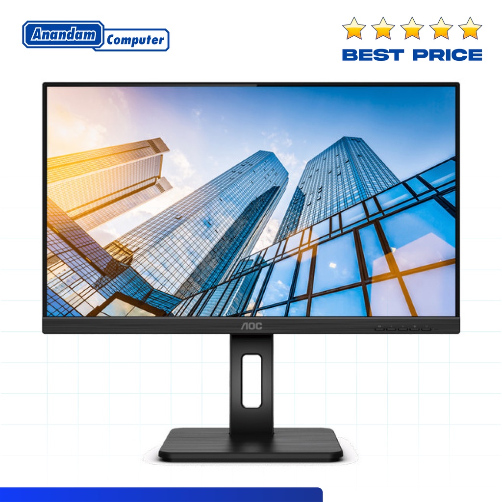 Monitor AOC Q27P2C 27&quot; 2k QHD 1440p 75Hz 4ms IPS HDR USB Type-C