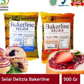 

trxf4F9r Bakerline Delizia Selai Strawberry Selai Blueberry 500GR / Selai Roti Bakar / Selai Buah Delizia