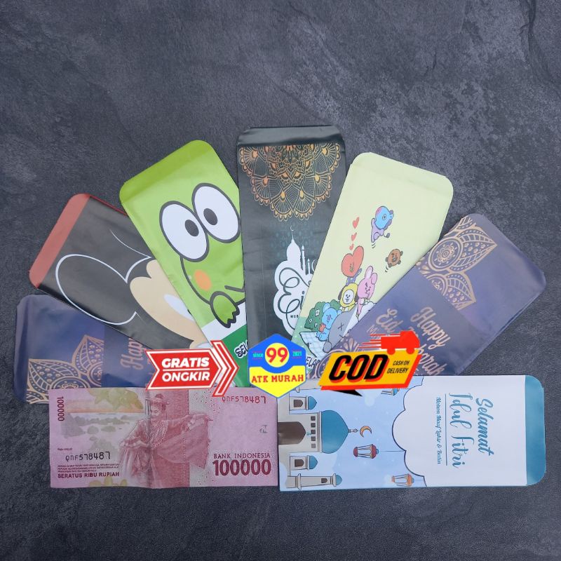 AMPLOP LEBARAN Karakter 10 lembar/angpau/Amplop gambar/amplop lebaran jumbo