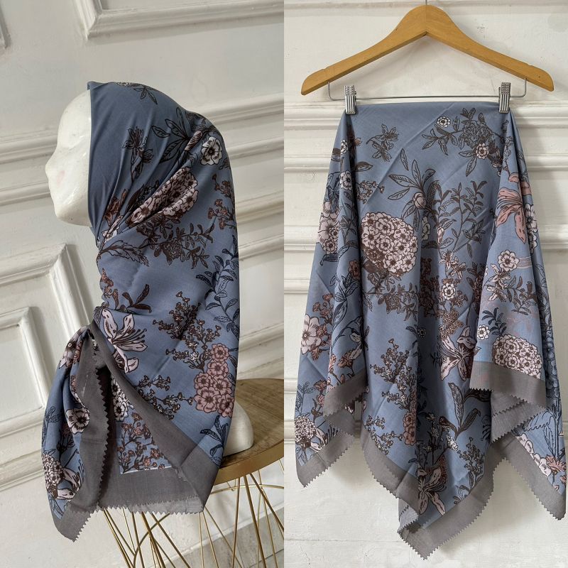 Afrahijab/ Segi Empat Voal Motif 097