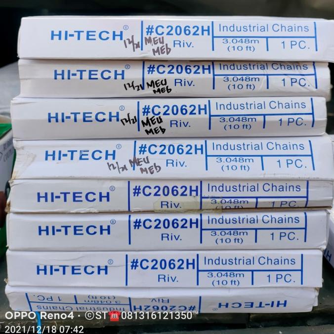 double pitch chain C2062H | Rantai C2062 H roll besar