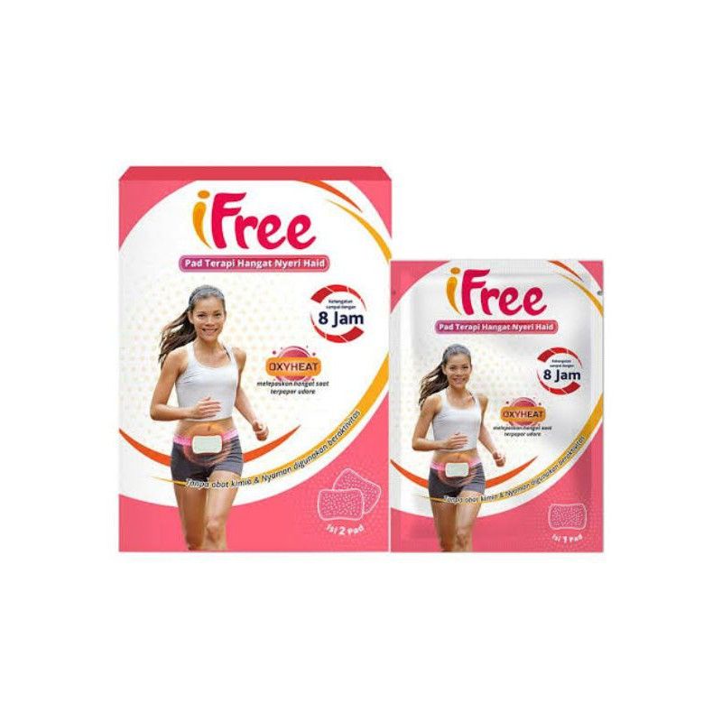 IFREE MENSTRUAL PAD TERAPI HANGAT NYERI HAID/KOYO PEREDA NYERI HAID ISI 2 PAD