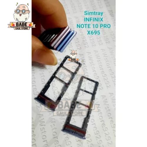 SLOT SIM TRAY INFINIX NOTE 10 PRO SIMLOCK TEMPAT SIM CARD SIMTRAY