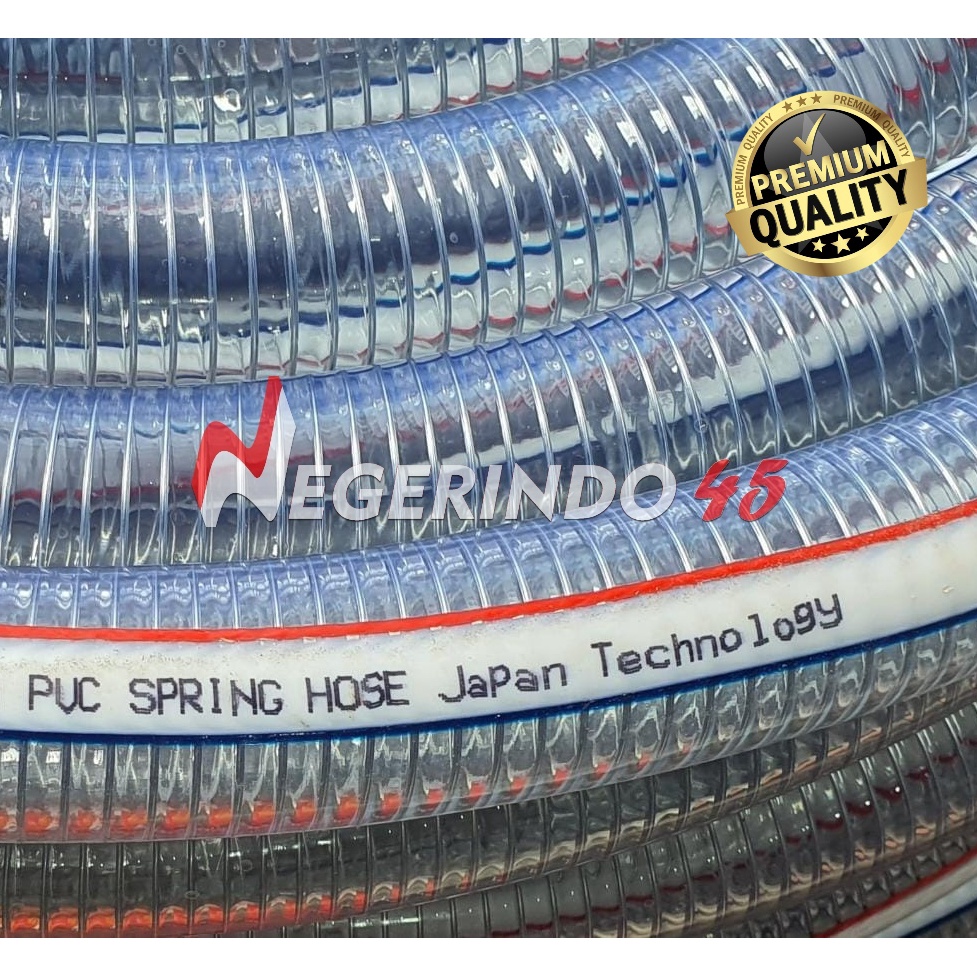 SELANG KAWAT 1&quot; 1 1/4&quot; / PVC SPRING HOSE ( PER ROLL )