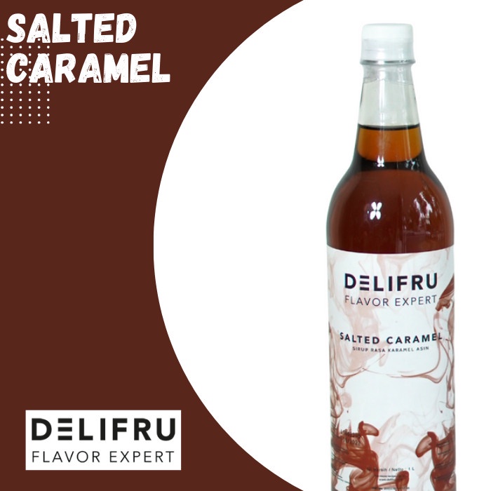 

SALTED CARAMEL SYRUP 1000 ML - DELIFRU FLAVOR SYRUP