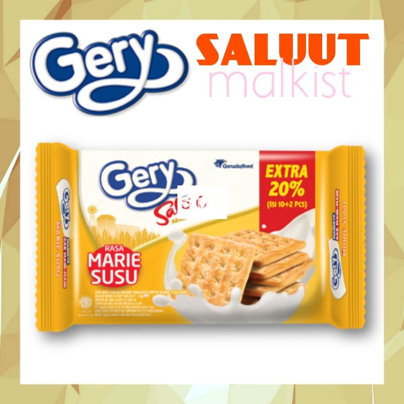 

《OS3》 Gery Salut Malkist rasa Marie Susu 84 gram