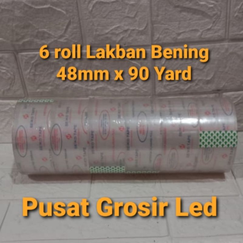 Paket Hemat 6 pcs LAKBAN BENING SEIKO 90 YARD SUPER CLEAR