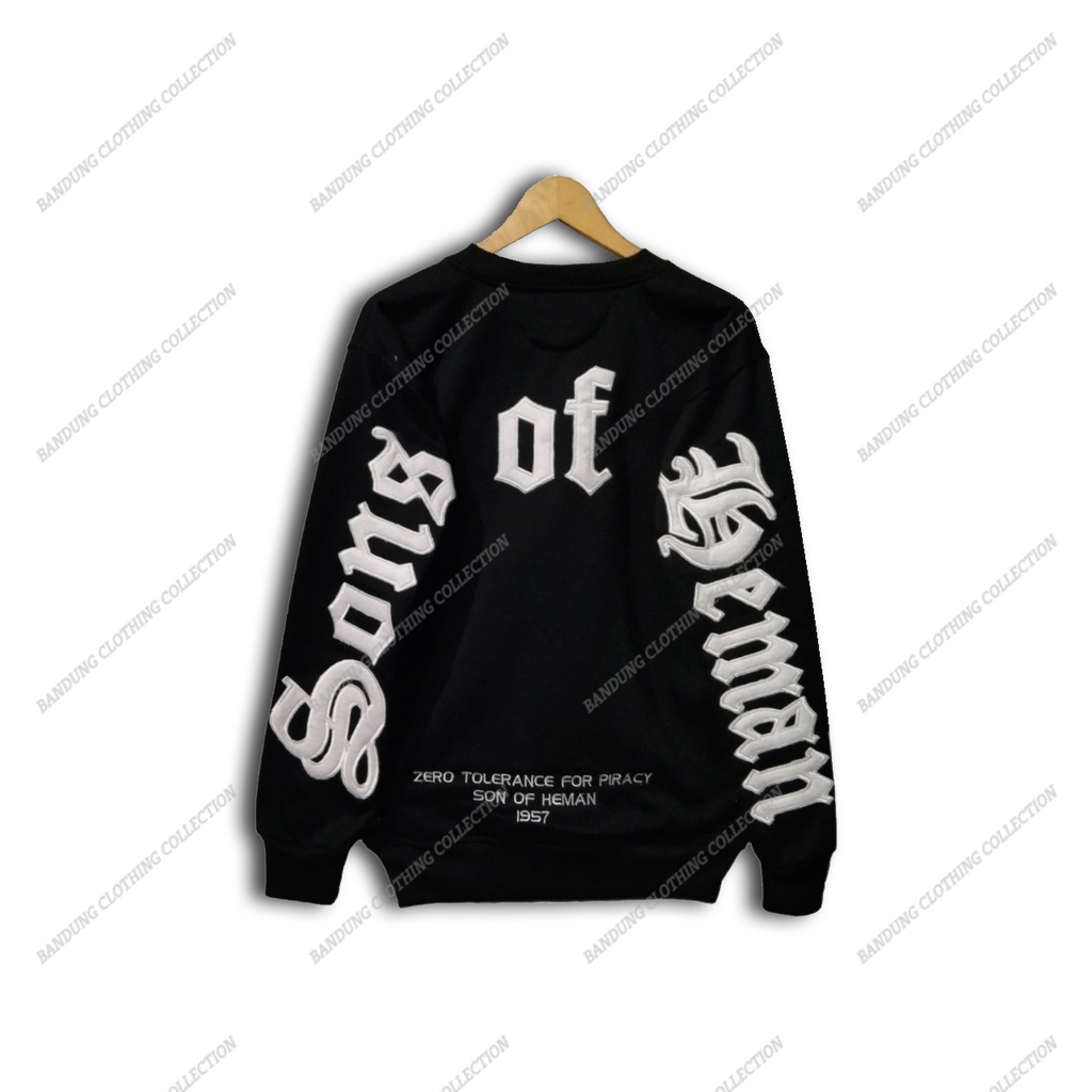 Crewneck Sherfa Song Of Heman | Sweater Crewneck Pria Wanita Song Of Heman Terbaru 2023 Crewneck Bahan Tebal Size Jumbo M L XL XXL