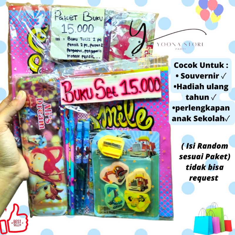 

BUKU SET PERLENGKAPAN ANAK SEKOLAH