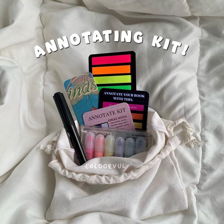 

[PRODUK-BJCDF57] [BISA COD][BACA DESKRIPSI] Annotating Kit / Perlengkapan Untuk Mencatat yevwu