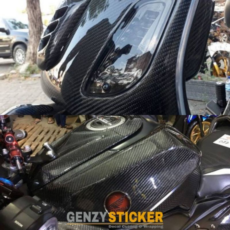 (FORGED) stiker skotlet karbon sticker carbon scotlet forget super glossy