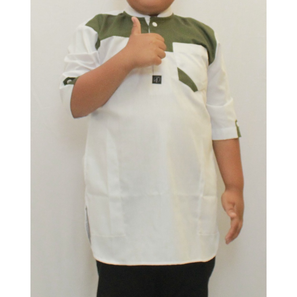 Koko kurta anak tangung /anak remaja umur 8 sampai 18 tahun bahan dari Toyobo dengan design premium cocok buat baju lebaran atau sholat jumat dan mengaji/bisa COD