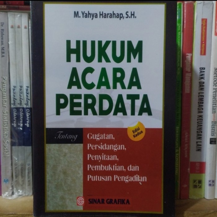 Buku Hukum Acara Perdata - Yahya Harahap