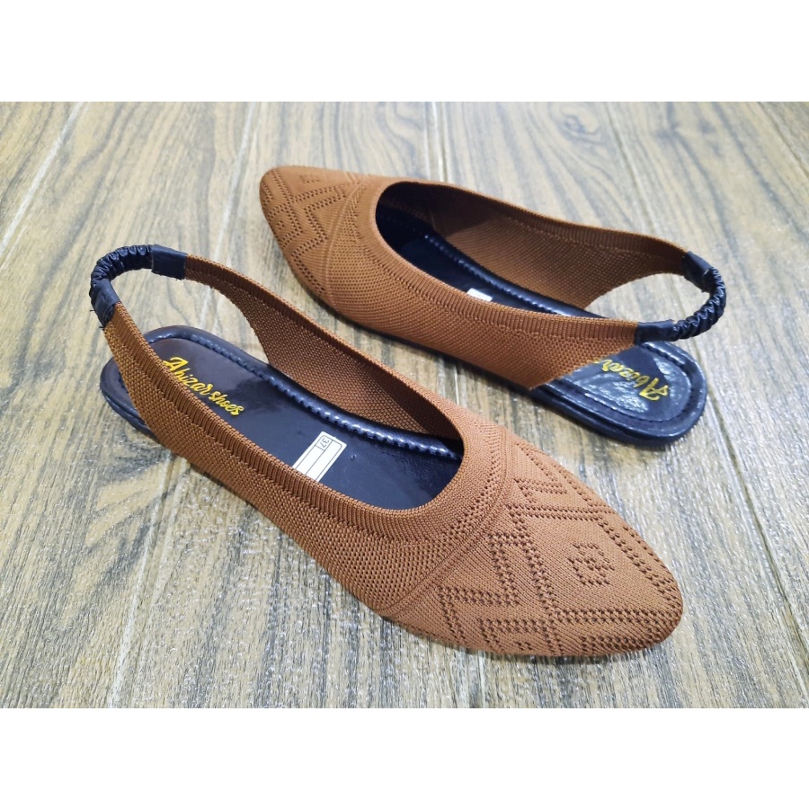 sandal slop rajut import karet belakang/flatshoes import terlaris dan termurah SALLSA SICI