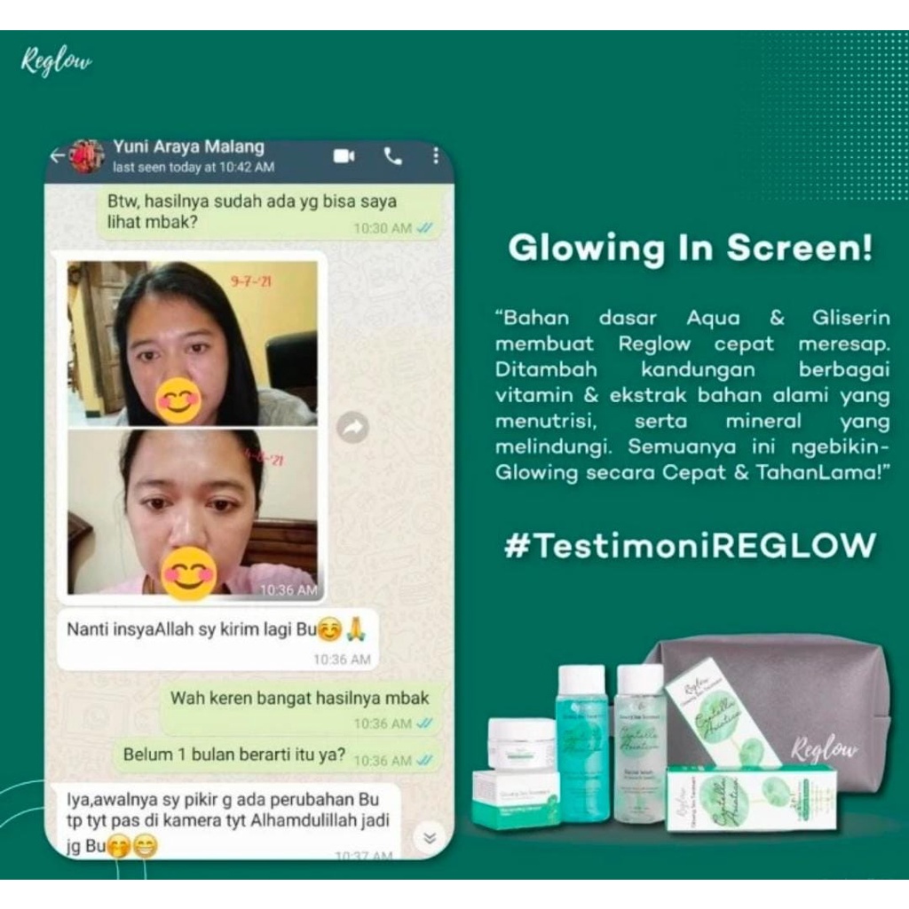 Reglow Skincare Orginal Paket Lengkap By Dr.Shindy Halal BPOM