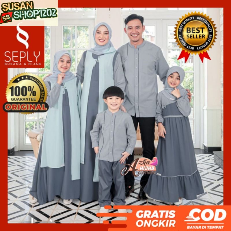 SARIMBIT EKSIS 195 SEPLY / BAJU COUPLE KELUARGA / SARIMBIT MURAH/ BAJU MUSLIM COUPLE KELUARGA / BAJU