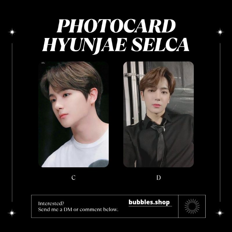 PHOTOCARD UNOFFICIAL LEE HYUNJAE THE BOYZ SELCA